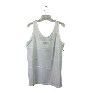 Apt.9 Women's White Casual Tank Top